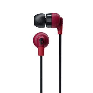 Skullcandy Ink'd+ In-Ear Wireless Earbuds, 8 Hr Battery, Microphone, Works with iPhone Android and Bluetooth Devices - Red