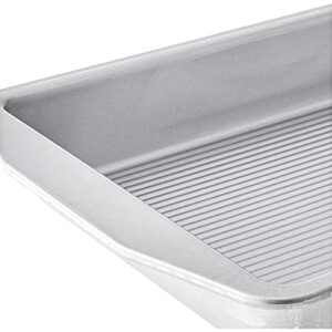 USA Pan American Bakeware Classics 9 x 13-Inch Rectangular Lasagna, Cake and Brownie Pan, Aluminized Steel, 9 x 13 Inch