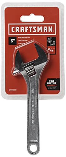 CRAFTSMAN Adjustable Wrench, 6-Inch (CMMT81621)