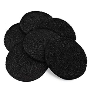 biostrike compost crock - activated carbon filters for compost bucket, control kitchen odors, 5.5-inch round, made in usa (6 count)