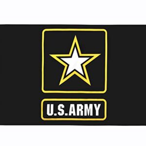 RainRoad US Army Military Flag 3x5 ft, Printed Polyester US Military Banner for Inside/Outside Use, Brass Gromme(Army Military Flag)