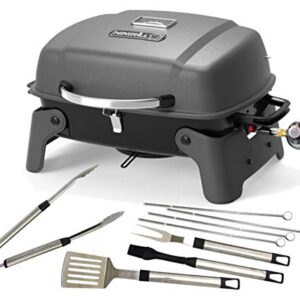 Nexgrill 1-Burner Portable Propane Gas Table Top Grill in Black