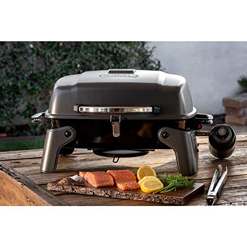 Nexgrill 1-Burner Portable Propane Gas Table Top Grill in Black