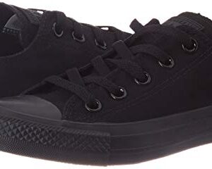 Converse Chuck Taylor All Star Low Top, Black/White, 10.5 Women/8.5 Men