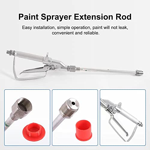 Extension Rod for Sprayer Airless Nozzle Extension Spray Gun Paint 2Pcs x 30CM (11.8Inch)