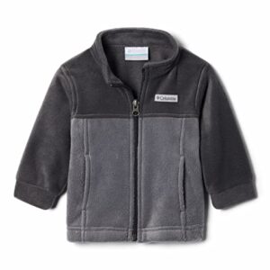 Columbia Kid's Steens Mt II Fleece Jacket, Soft Fleece with Classic Fit Outerwear, City Grey/Shark, 18/24