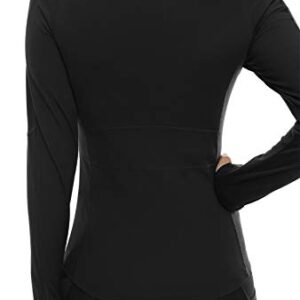 VUTRU Women's Workout Yoga Jacket Full Zip Running Track Jacket