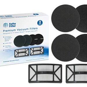 Fette Filter - Vacuum Filter Compatible with Bissell Rewind Pet Vacuum. Compare to Part # 1608225, 1601972 & 1604130. Combo Pack