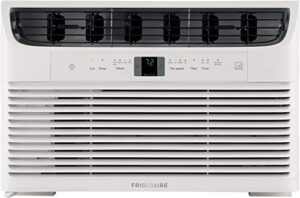 frigidaire ffre083wae window air conditioner with washable filter, remote, 8,000 btu, white
