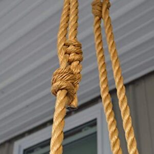 A&L Furniture 10' Rope Kit for Amish-Made Swings and Swing Beds, Fits Up to 10' Ceiling