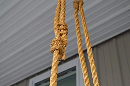 A&L Furniture 10' Rope Kit for Amish-Made Swings and Swing Beds, Fits Up to 10' Ceiling