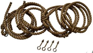 a&l furniture 10' rope kit for amish-made swings and swing beds, fits up to 10' ceiling