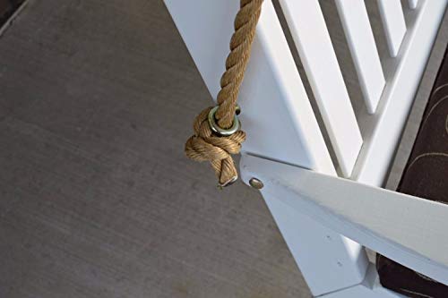 A&L Furniture 10' Rope Kit for Amish-Made Swings and Swing Beds, Fits Up to 10' Ceiling