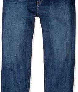 Tommy Hilfiger mens Thd Relaxed Fit Jeans, Dark Wash, 36W x 32L US