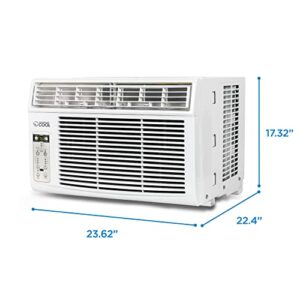 COMMERCIAL COOL Air Conditioner 10,000 BTU with Remote Control and Adjustable Thermostat, Air Conditioner Window Unit up to 450 Sq. Ft. with Electronic Controls & Digital Display, Window AC Unit