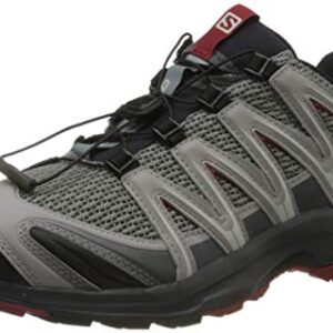 Salomon XA PRO 3D Trail Running Shoes for Men Sneaker, Grey Monument/Ebony, 8.5