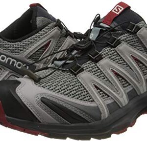 Salomon XA PRO 3D Trail Running Shoes for Men Sneaker, Grey Monument/Ebony, 8.5