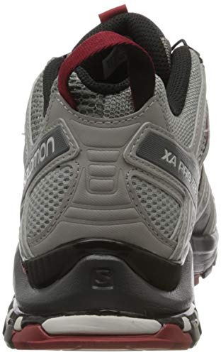 Salomon XA PRO 3D Trail Running Shoes for Men Sneaker, Grey Monument/Ebony, 8.5