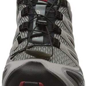 Salomon XA PRO 3D Trail Running Shoes for Men Sneaker, Grey Monument/Ebony, 8.5