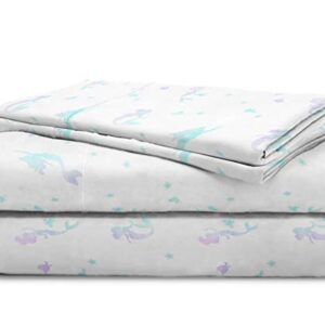 Jay Franco Disney The Little Mermaid Make A Splash 7 Piece Full Bed Set - Includes Comforter & Sheet Set - Bedding Features Ariel - Super Soft Fade Resistant Microfiber - (Official Dinsey Product)…