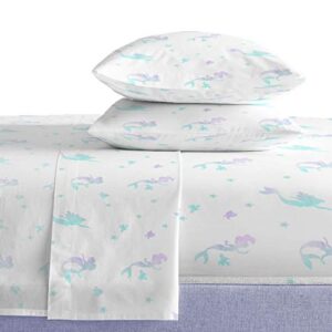 Jay Franco Disney The Little Mermaid Make A Splash 7 Piece Full Bed Set - Includes Comforter & Sheet Set - Bedding Features Ariel - Super Soft Fade Resistant Microfiber - (Official Dinsey Product)…