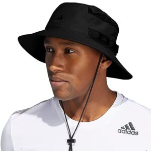 adidas mens Victory 3 Hat Bucket Hat, Black, Small-Medium US