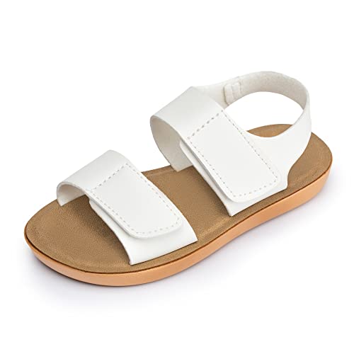 Trary Toddler Sandals Baby Girls Boys Sandals with Adjustable Strap, Summer Outdoor Sandals for Kids, Non-Slip Rubber Sole for First Steps of Newborn Walkers