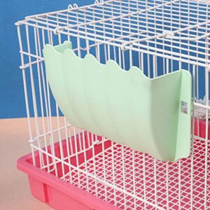 Guinea Pigs Hay Feeder Rack, Rabbit Mess-Free Alfalfa Dispenser,Hay Manger Rack for Rabbit, Guinea Pig, Ferret Small Animal Feeder (Random Color)