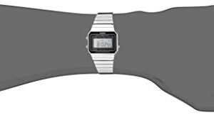 Casio Men's A700W-1ACF Classic Digital Display Quartz Silver Watch