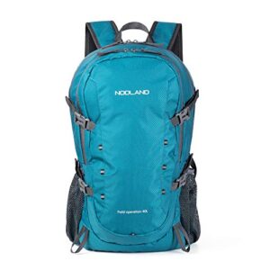 sharkborough nodland 40l lightweight hiking backpack water resistant packable daypack