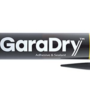 2" High Garage Door Flood Barrier Threshold Kit ‘GARADAM’ (10'3") | Flexible PVC | Complete Kit Includes 2 Adhesives | GaraDry