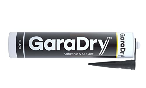 2" High Garage Door Flood Barrier Threshold Kit ‘GARADAM’ (10'3") | Flexible PVC | Complete Kit Includes 2 Adhesives | GaraDry