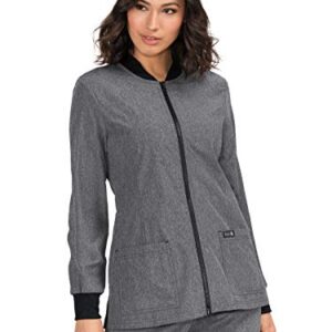 KOI Basics KOI450 Women's Scrub Jacket Heather Grey XL