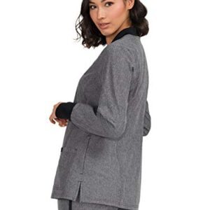 KOI Basics KOI450 Women's Scrub Jacket Heather Grey XL