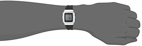 Casio F-201WAM-7AVCF Men's Classic Quartz Resin Strap, Black, 19 Casual Watch (Model: F-201WAM-7AVCF), Black/Silver