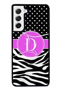 zebra dot personalized black rubber phone case compatible with samsung galaxy s23, s23+, s23 ultra, s22, s22+, s22 ultra, s21 fe, s21, s21+, s21 ultra, s20 fe, s20 + ultra, note 20 ultra,s10 s10e s10+