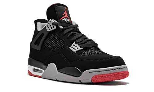 Jordan Mens Air 4 Retro 308497 060 Bred 2019 - Size 15 White/Black