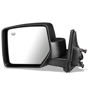 dna motoring oem-mr-ch1320337 factory style powered adjustment mirror with heated glass left side compatible with 10-16 patriot