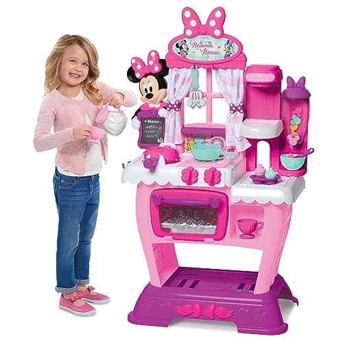 Just Play Happy Helpers Brunch Cafe, Play Kitchen Set for Kids, Officially Licensed Kids Toys for Ages 3 Up, Gifts and Presents, Amazon Exclusive