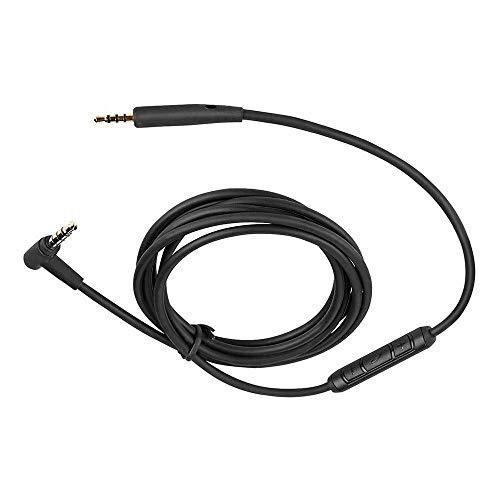 CYPHER.V Replacement Audio Extension Cable Cord Wire,for Bose QuietComfort QC25 QC35 Soundlink SoundTrue On Ear Headphones with in Line Mic Volume Control (Black)