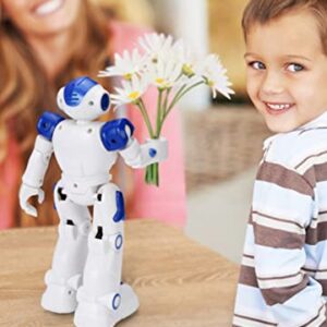 KingsDragon RC Robot Toys for Kids, Gesture & Sensing Programmable Remote Control Smart Robot for Age 3 4 5 6 7 8 Year Old Boys Girls Birthday Gift Present