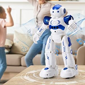 KingsDragon RC Robot Toys for Kids, Gesture & Sensing Programmable Remote Control Smart Robot for Age 3 4 5 6 7 8 Year Old Boys Girls Birthday Gift Present