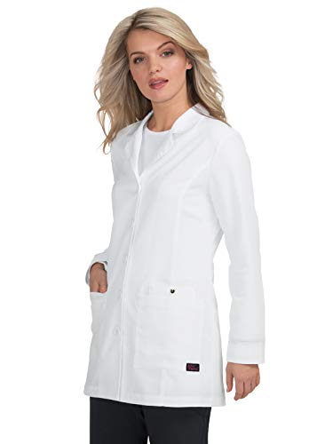 KOI Betsey Johnson KOIB400 Women's Scrub Lab Coat White XL