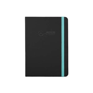 unisex formula 1 mercedes-amg petronas logo notebook, black, one size