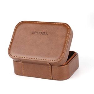 linsoul tin hifi portable pu leather storage case for tin audio t2 t3 t2 pro earphones