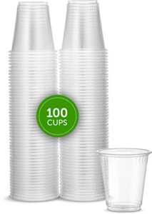 plasticpro 3 oz disposable plasic clear drinking cups [200 count]