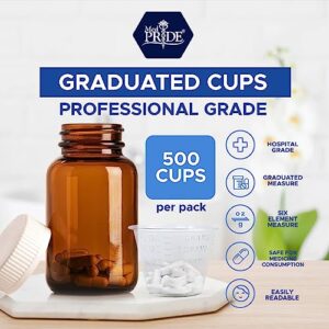 MED PRIDE Graduated, Medicine Cups - Set of 500