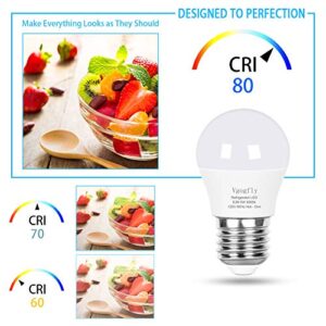 Vgogfly LED Refrigerator Light Bulb 40W Equivalent 120V A15 Fridge Waterproof Bulbs 5 W Daylight White 5000K E26 Medium Base Freezer Home Lighting Lamp Non-dimmable(2 Pack)