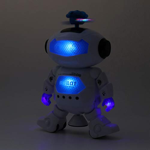 Fmingdou Electronic Walking Dancing Robot Toys with Music Lightening for Kids