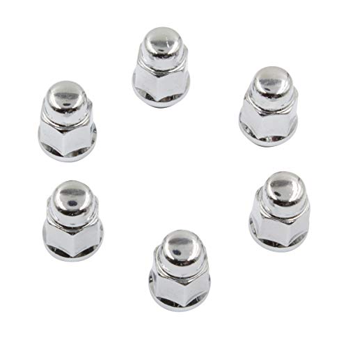 Wheel Accessories Parts Set of 24 Aftermarket Chrome Hex Lug Nuts Closed End Bulge Acorn Lug Nut Style 1. Cone Seat 19mm 3/4 Hex M14 x 1.50 2007-23 GMC Acadia 2009-22 Chevy Traverse